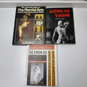 Vintage Lot Of 3 Martial Arts Books Tae Kwon Do Karate King Fu Judo Kendo Aikido - Bild 1 von 5