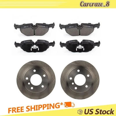 Juego Pastillas Freno Trasero y Rotores BMW Z3 1.9L 1996 1997 1998 1999 Foto 1 de 4