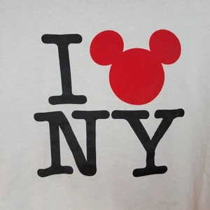 World of Disney Tee I Love NY White/Black - Size XL - Picture 1 of 4