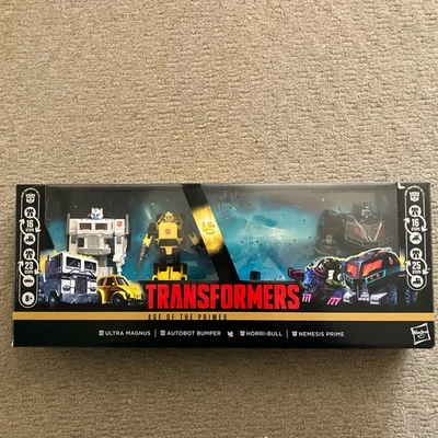 TF Age of the Primes Nemesis Prime, Ultra Magnus, & Bumper (no Horri-Bull) - Image 1 of 2