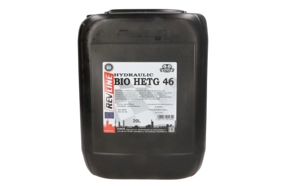 Aceite hidráulico REVLINE 5901797941642 Bio Hetz 46 20L - Imagen 1 de 4