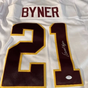 Earnest Byner autographed signed jersey NFL Washington Redskins PSA ITP New XL - Picture 1 of 10