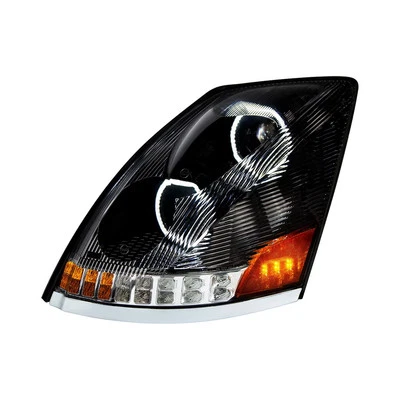 United Pacific 35751 Headlight Assembly, LH, LED, Black Housing, High/Low Beam, — 第 1/4 张图片