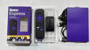 Roku Express HD Streaming Device - 3960x With Cords Pre-Owned - Picture 1 of 3