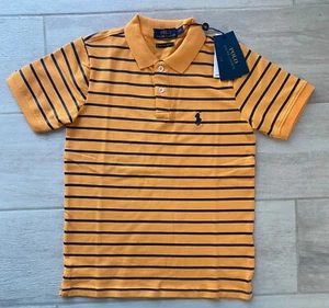 NWT Polo Ralph Lauren Boys Striped Cotton Mesh Polo Shirt Red,Blue,Yellow 5y-10y - Picture 1 of 25
