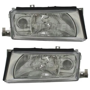 Skoda Octavia Headlights Mk1 Estate 2000-2005 Headlamps With Fog Pair Left Right - Picture 1 of 12