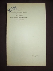 Dangers des amygdalites à répétition - Avantages de l'ablation totale des amygda - Imagen 1 de 1