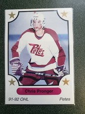 1991-92 Chris Pronger OHL Peterborough Petes Rookie St Louis Blues