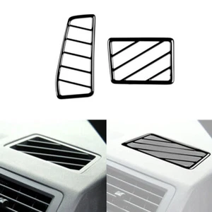 For Dodge Challenger 2008-2014 Piano Black Sides Defog Air Vents Cover Trim 2pcs - Picture 1 of 12