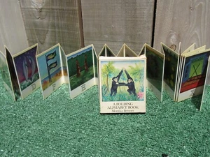 Vintage A Folding Alphabet Book By Monika Beisner - Picture 1 of 7