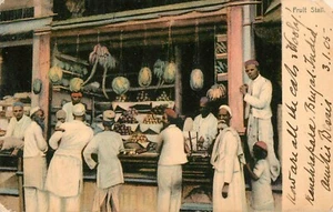 FRUIT STALL - POSTCARD - Picture 1 of 2