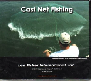 Cast Net Fishing (DVD) - Lee Fisher International - Selection Throw Maintenance - Imagen 1 de 2