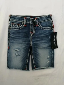 TRUE RELIGION 719S - JEANS CORTO BAMBINI UNISEX GENO BLU - TG: 6 ANNI YEARS - Imagen 1 de 2