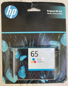 Cartucho de tinta tricolor HP 65 EXP 31/07/23 NUEVO SELLADO - Imagen 1 de 2