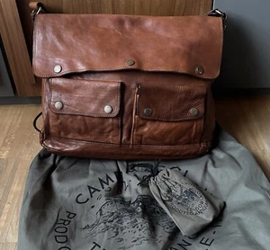 Campomaggi Tasche Leder Cognac Messenger Bag - Bild 1 von 4