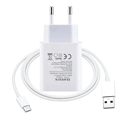 ZLONXUN Caricabatterie Caricatore veloce per Samsung Galaxy Tab A8/A7/A7 (V6z) - Immagine 1 di 1
