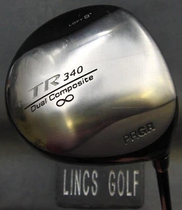 PRGR TR340 Dual Composite 9° Driver Stiff Graphite Shaft Cyber Grip + Headcover - Picture 1 of 7