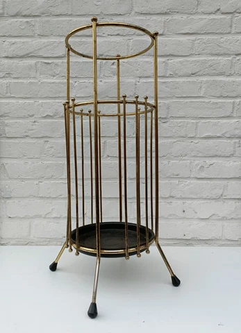 Vintage French Mid Century Rockabilly Atomic Fifties Umbrella Stand Eames Era Cover