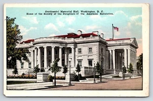 Postcard Continental Memorial Hall, Washington D.C.  - Picture 1 of 2