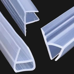1M F/H/U Shape Seal Strip Screen Door Bathroom Shower Water Silicone 6-12mm - Picture 1 of 6