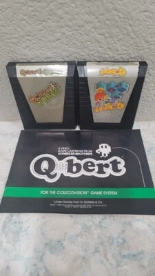 ColecoVision | Q*BERT’S QUBES Cartridge Only | & Q*BERT Game & Manual - Tested🔥 - Image 1 of 3