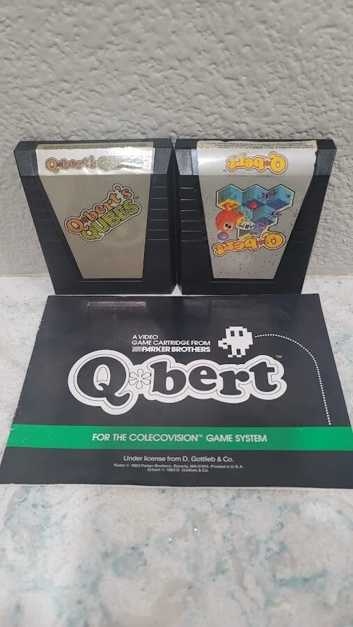 ColecoVision | Q*BERT’S QUBES Cartridge Only | & Q*BERT Game & Manual - Tested🔥 - Image 1 of 3