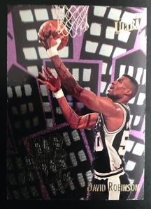 Inserto de tarjeta coleccionable Fleer Ultra NBA 1993-94 - Jam City David Robinson #8 Salón de la fama - Imagen 1 de 2