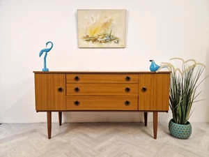 Schreiber Vintage Mid Century Medium Teak Danish Design Sideboard Buffet BL392 - Picture 1 of 10
