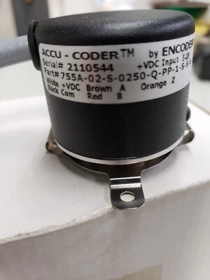 Accu Coder Mod 755A, 250 CPR-Quadrature, Output A&B, Hollow Bore Flexmount - Image 1 of 4