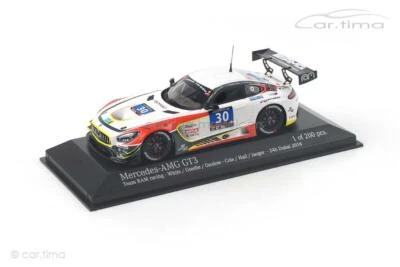Mercedes-Benz AMG GT3 24h Dubaï 2016 Hall / Goethe / Jäger MINICHAMPS 1:43 - Photo 1/4