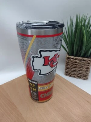 Vaso de acero inoxidable Tervis Edge 30 oz - NFL - Kansas City Chiefs Foto 1 de 4