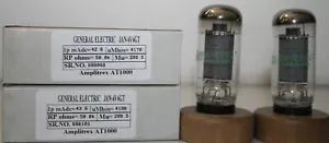 6V6GT JAN General Electric Coin Base Amplitrex getestet Menge 1 Match Paar 2 Stck. - Bild 1 von 8
