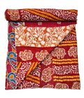 Kantha Quilt Vintage Kantha Quilts Ralli Gudri Indian Handmade Blanket VKQ1344