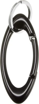 Oakley Essential Icon Carabiner Unisex Keychain FOS900696-206 3.6in Color Black - Image 1 of 4