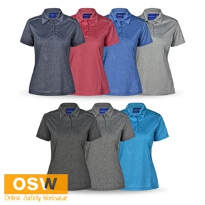 Ladies Harland Rapid Cool Cationic Winter Shorts Sleeves Polo PS86 - Picture 1 of 24