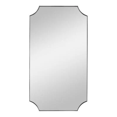 Uttermost Lennox Scalloped Corner Stainless Steel Mirror in Polished Nickel - Image 1 of 4