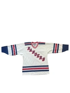 New York Rangers Blue CCM Throwback Embroider Jersey Size Medium Nice!!! - Bild 1 von 5