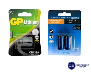 CR123A Lithium Kamerabatterie - GP / Vapex - Bild 1 von 3
