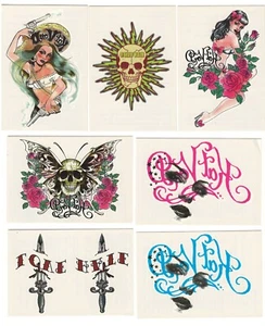 Kat Von D Vending Machine Temporary Tattoo lot of 8 - Picture 1 of 3