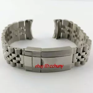316L Solid Steel 20mm Sterile Steel Bracelet watchband strap fit Mens Watch - Picture 1 of 5