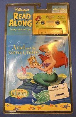 Disney Read Along Little Mermaid Book 1990, cinta de casete nueva sellada Foto 1 de 2