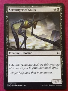 Magic The Gathering HOUR OF DEVASTATION SCROUNGER OF SOULS black card MTG - Bild 1 von 2