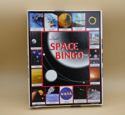 Vintage Space Bingo Lucy Hammett’s #7477 Family Educational Game - Image 1 of 3