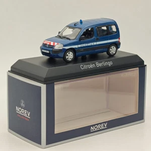 Norev 1/43 CITROEN BERLINGO 2007 Gendarmerie Diecast Model Cars Collection Blue - Picture 1 of 7