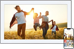 Cornice Digitale Foto,  Smart Frame Wifi 211 21,5 Frameo Portafoto Digitale 32GB - Foto 1 di 12