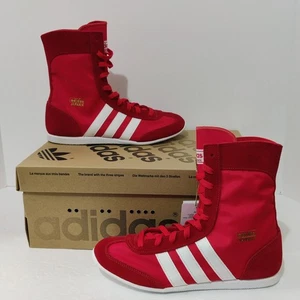 Women's Size 8.5 - Adidas Japan High Red White JR8121 New In Box  - Picture 1 of 7
