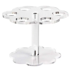 Sturdy 6 Compartment Condiment Container Holder Sleek Circular Design Kitchen - Picture 1 of 8