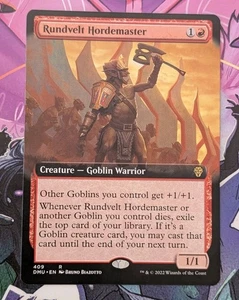 MTG *EXTENDED ART* Dominaria United Rare RUNDVELT HORDEMASTER NM - Bild 1 von 1