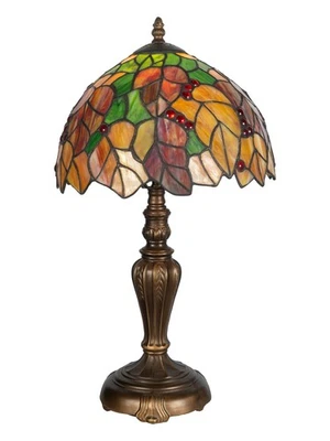 TT22206 Lámpara de Mesa Estilo Tiffany Tradicional 20" Alto Pamlico Bronce Antiguo... Foto 1 de 4