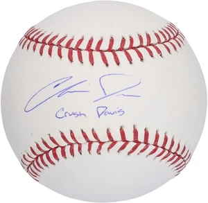 Chris Davis Orioles Autographed Baseball with Crush Davis Insc - Fanatics - Picture 1 of 3